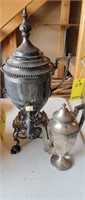 Silver Drink Dispenser & Tea Pot