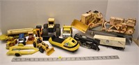 Assorted toy vehicles (varying condition)