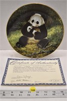 Bradford Exchange plate - Giant Pandas