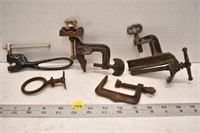 Miscellaneous cast iron clamps