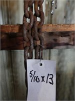 5/16" X 13' CHAIN W/ HOOKS