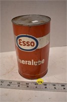 1 Quart Esso Mineralube Tin Full