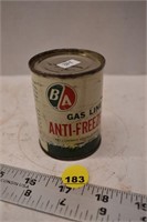 4 oz. B/A Gas Line Anti Freeze Tin Full