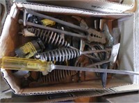 BOX: VICE GRIPS, WELDING HAMMERS & OTHER TOOLS