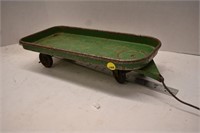 AL's Cycle Shop Tin Toy Wagon (Realty Lincoln Toy