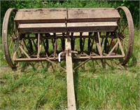 John Deere - Van Brunt wheat drill w/ grass seeder