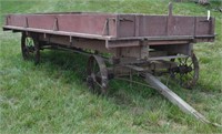 Horse Drawn steel wheel wagon