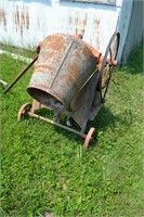 Cement Mixer with Electric Motor.