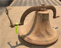 Cast Iron Bell with clapper.