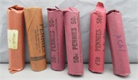 (6) Rolls Assorted Dates 1940's, 1950's, 1960's