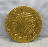 1860 California Gold.