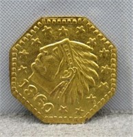 1860 California Gold.