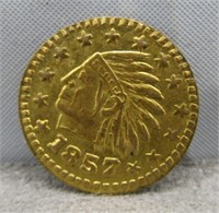1857 California Gold.