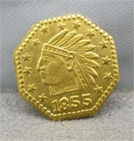 1855 California Gold.