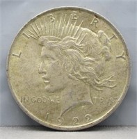 1922 Peace Silver Dollar.