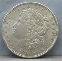 1921 Morgan Silver Dollar.