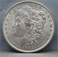 1888 Morgan Silver Dollar.