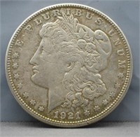 1921-S Morgan Silver Dollar.