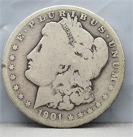 1901-O Morgan Silver Dollar.