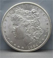 1884-CC Morgan Silver Dollar.