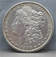 1900 Morgan Silver Dollar.