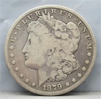 1879-S Morgan Silver Dollar.