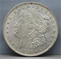 1921 Morgan Silver Dollar.