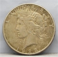 1923-S Peace Silver Dollar.