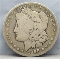 1898-S Morgan Silver Dollar.