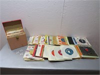 LRG. COLLECTION OF 45'S ENGLISH & FRENCH