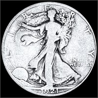 1921-S Walking Half Dollar NICELY CIRCULATED