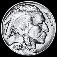 1938-D Buffalo Head Nickel CLOSELY UNC