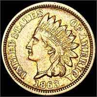 1863 Indian Head Penny LIGHTLY CIRCULATED