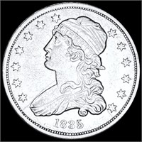 1835 Capped Bust Quarter UNCIRCULATED