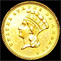1886 Rare Gold Dollar UNCIRCULATED