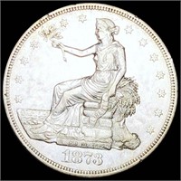 1873-CC Silver Trade Dollar CLOSELY UNCIRCULATED