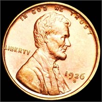 1926-D Lincoln Wheat Penny UNC RED