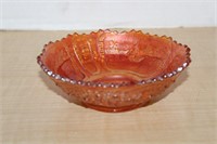 CARNIVAL GLASS FINGERTIP BOWL