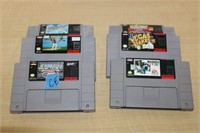 SELECTION OF SUPER NINTENDO GAMES