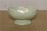 CUSTARD GLASS BERRY BOWL?