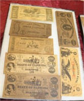 SELECTION OF VINTAGE MONIES--REPRODUCTIONS