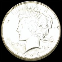 1926-S Silver Peace Dollar CLOSELY UNC