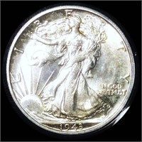 1943-D Walking Half Dollar UNCIRCULATED