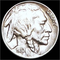1937-D "3-LEG" Buffalo Head Nickel UNCIRCULATED