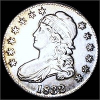 1832 Capped Bust Half Dollar NEARLY UNCIRCULATED