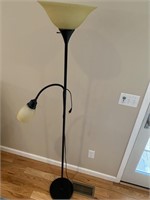 Metal floor lamp