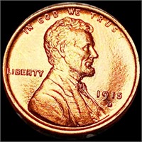 1915-D  Lincoln Wheat Penny UNC RED