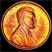 1909 V.D.B. Lincoln Wheat Penny UNC RED