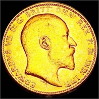 1910 G. Britain Gold Sovereign UNCIRCULATED