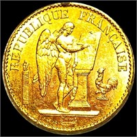1877 French Gold 20 Francs UNCIRCULATED